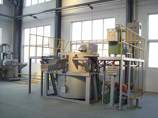 Máy tiêm lưu lượng khí nitơ hoặc argon tinh khiết với nhiệt độ chất lỏng nhôm là 680-750C và tốc độ rotor graphite là 0 ¢ 400r / min