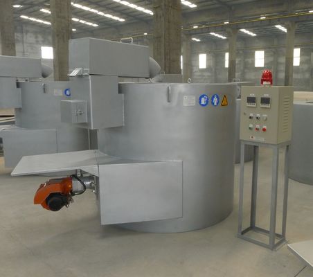 50 Hz tần số lò nung nhôm với dòng chảy tối đa 35 M3/h