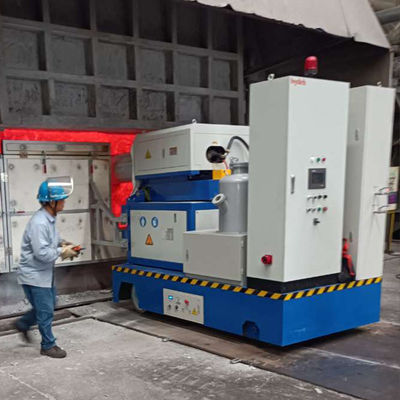 Đơn vị khử khí xoay dòng lọc với kích thước hạt ≤5mm và tần số 50Hz 1200kg trọng lượng ròng