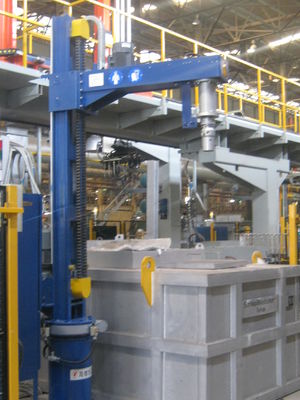 Máy khử khí lọc nhôm với áp suất khí điều chỉnh và tinh chế