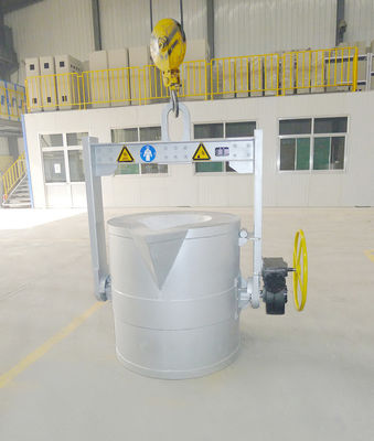 Vỏ mượt mượt kết thúc Lò chuyển nhôm nóng chảy cho các hoạt động chuyển nhượng kim loại nóng chảy
