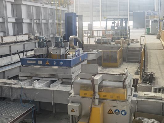 Graphite Shaft vật liệu hộp loại In-line Rotary Degassing Unit 1500 × 1500 × 1800mm cho chính xác và nhất quán Degassing