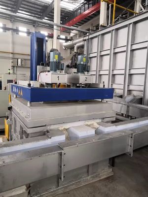 Graphite Shaft vật liệu Rotary Degassing Unit với ba giai đoạn bốn dây nguồn điện 100-500 Rpm tốc độ quay
