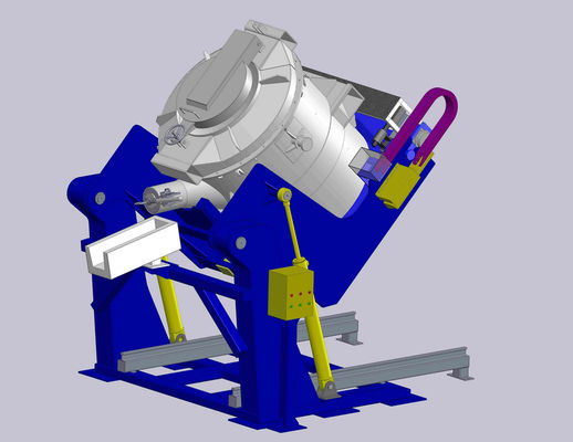 360 ° Chuyển vòng túi chuyển chất lỏng nhôm với kiểu nâng và thiết kế nồi trà cho nhôm nóng chảy