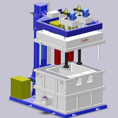 50Hz tần số hộp loại In Line Rotary Degassing Unit với chức năng nâng cần cẩu