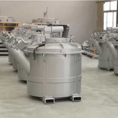 Gàu chuyển nhôm nóng chảy dung tích lớn 1500 KG để chuyển tải trơn tru