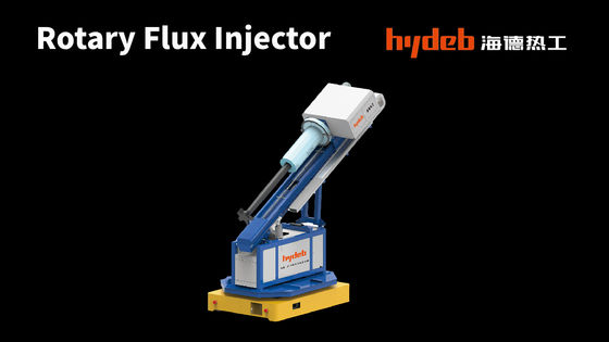 Hydeb HDR Rotary Flux Injector để tinh chế nhôm nóng chảy