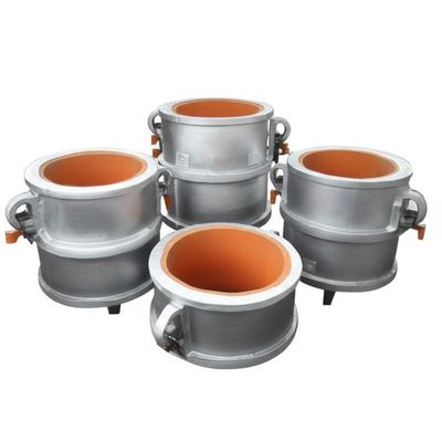 Đồ cống chuyển nhôm nóng chảy hình trụ để chuyển kim loại chính xác