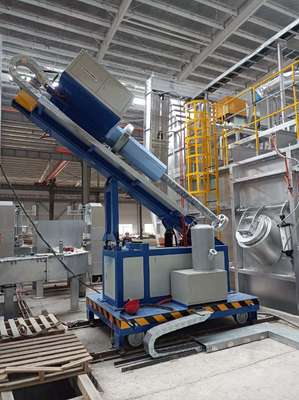 Thỏi 930 KG 880mm Lò nung chảy nhôm điện nhỏ Nhôm nóng chảy nhanh