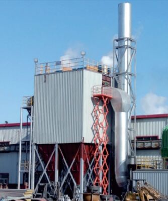 Máy hút bụi dạng ống thân thiện với môi trường, lưu lượng gió lớn, hiệu quả loại bỏ bụi cao và hệ thống điều khiển PLC