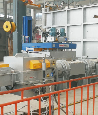 50Hz tần số ba pha bốn loại hộp dây In Line Rotary Degassing Unit với hiệu suất và nhu cầu của người mua B2B