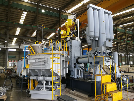 Lò nung nhôm cảm ứng 700KG cho nhôm nóng chảy rót kim loại lỏng