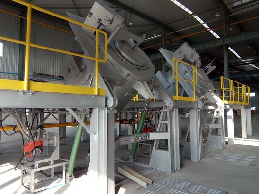 850 °C nhiệt độ nóng chảy nhôm nhôm giữ lò với 1000kg dung lượng