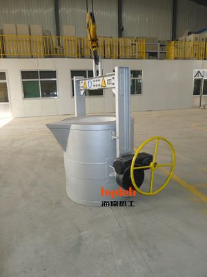 Loại móc treo cần cẩu màu xanh Chuyển giao kim loại nóng chảy Công suất 1000KG Dễ dàng cân bằng