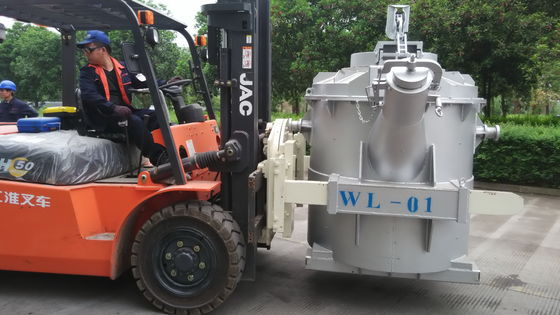 Muôi chuyển nhôm nóng chảy 3000KG 50C với môi rót