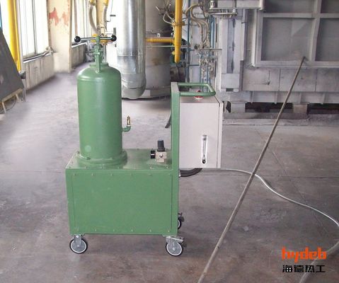 Quy trình đơn vị phun dòng chảy màu xanh lá cây 15L để tinh chế khí Argon nhôm
