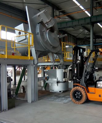 Công suất 800KG Lò nung chảy nhôm đúc bằng điện LPG để đúc trực tiếp