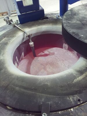 Lò điện 1000KG màu xanh lam cho lò nung nóng chảy nhôm Đốt cháy hoàn toàn