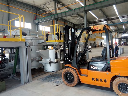 Lò nung chảy nhôm nghiêng thủy lực 1000KG Đúc khuôn áp suất cao cho HPD