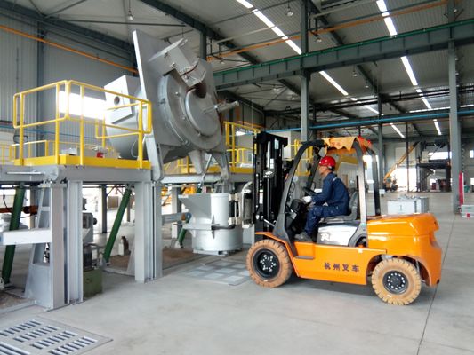 Lò nung chảy nhôm nghiêng thủy lực 1000KG Đúc khuôn áp suất cao cho HPD