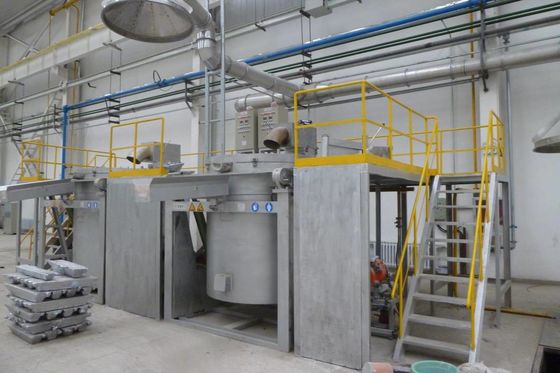 600 KG 950 độ nhôm chứa kim loại quý Lò nung chảy NG Fired