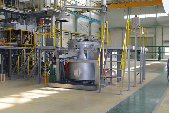Crucible cho lò sưởi khí Lò nung nhôm nấu chảy Nghiêng thủy lực 800KG