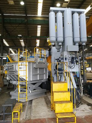700KG 0.20MPa Lò nung nhôm định lượng điện để nấu chảy nhôm