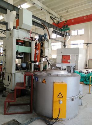Nhiệt độ bảo trì lò nung bằng nhôm khí 500KG để đúc nhôm HPD nóng chảy