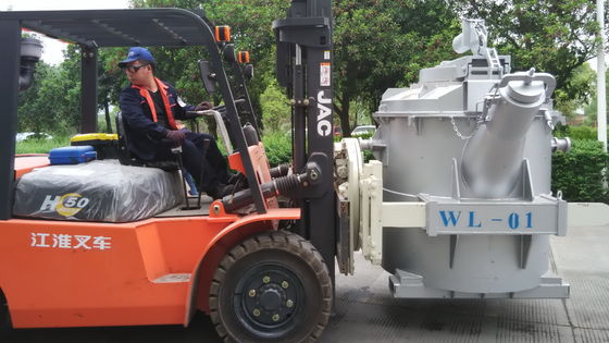Không có bụi 1200KG Múc Lò luyện kim Múc gang để đổ chì 2,5t / M3