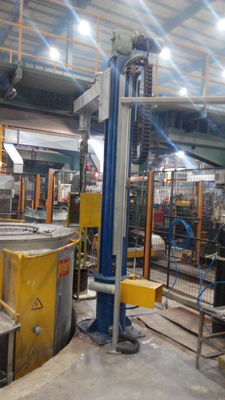 Máy khử khí nhôm 380V 50Hz với tuổi thọ lớp lót máng bền 18 tháng và tinh lọc bằng khí nitơ hoặc argon có độ tinh khiết cao