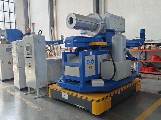 Graphite Rotor tốc độ 0  400r / phút Rotary Flux Injector Blue và màu vàng thiết kế với tinh chế và khử khí thời gian 0  99min