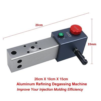 Máy lọc nhôm 20cm X 10cm X 15cm Máy khử khí cải thiện hiệu quả đúc phun của bạn