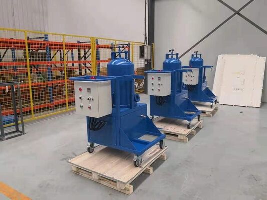 Máy tiêm luồng 120L với dao động rotor 30 ° và tiêm 0-500 G/min cho tinh chế nhôm